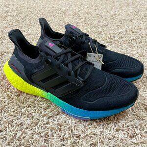 Adidas Ultraboost 22 Men’s Running Shoes 'Black Multi Gradient' GV8829 Size 11.5